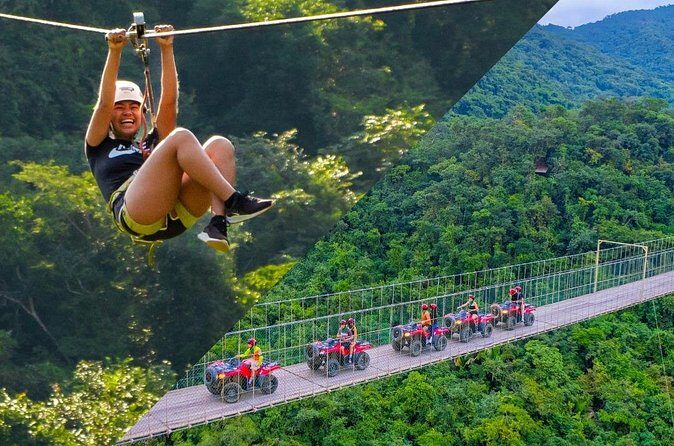 Combo ATV Jorullo Bridge + zip lines + mule ride - The mule ride finish: traditional, slower, and a different kind of view