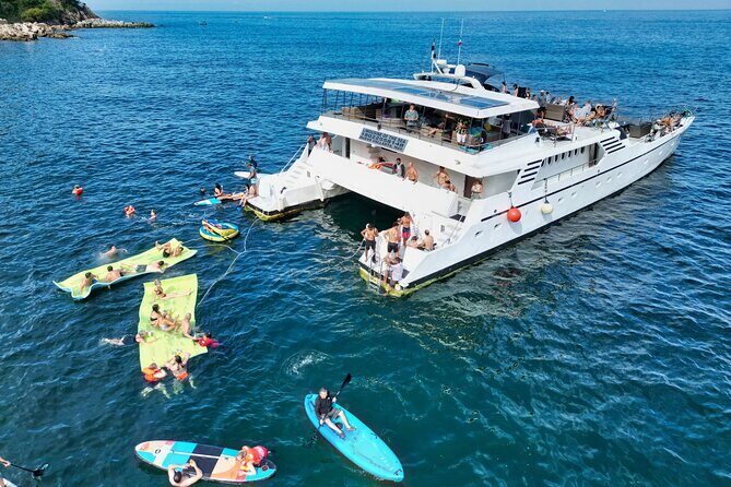 Mega Yacht Limousine of the Sea 1: Puerto Vallarta - Price and value: $6,455 per group, so group size matters