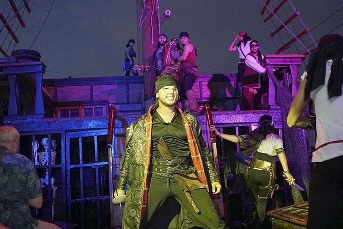 Night Cruise at Puerto Vallarta, Pirate Show & Dinner! - The pirate show and pirate party: bilingual, loud, and fun