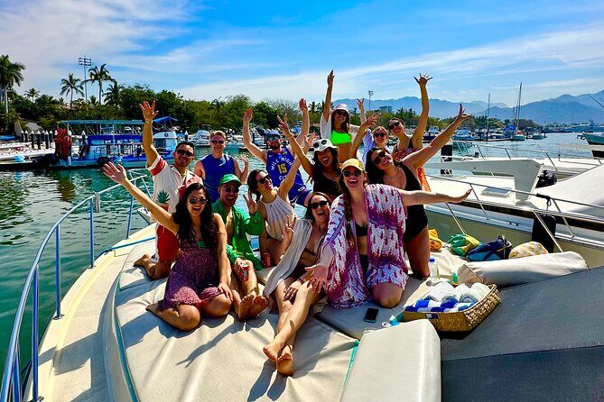 Puerto Vallarta Private Yacht Adventure 5 hours + 1 hour Free - Adventure Park Las Animas Beach: seafood energy and a real place to land